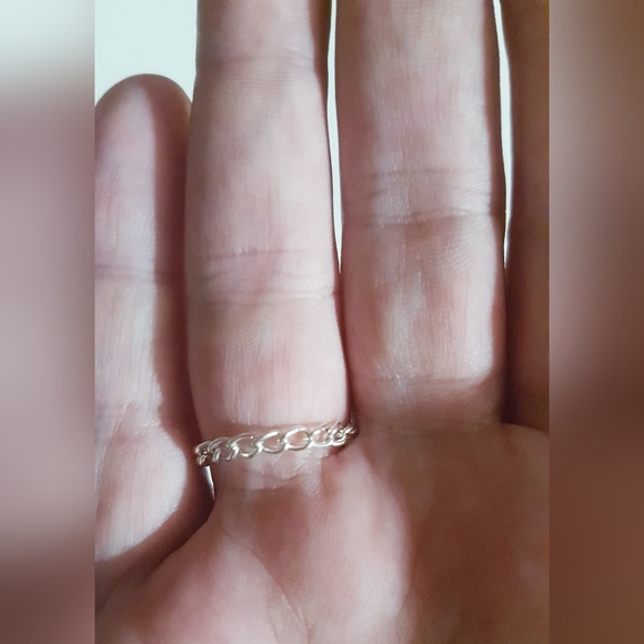 Blue Floatie Ring Dangling Handmade Jewelry NEW s9-10 - Picture 12 of 15